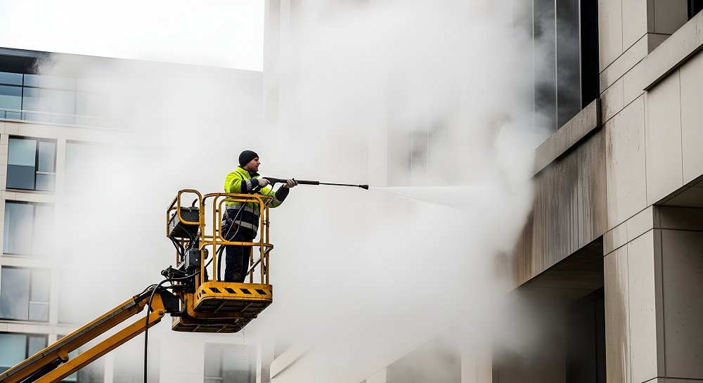 Professional commercial pressure washing in Houston TX