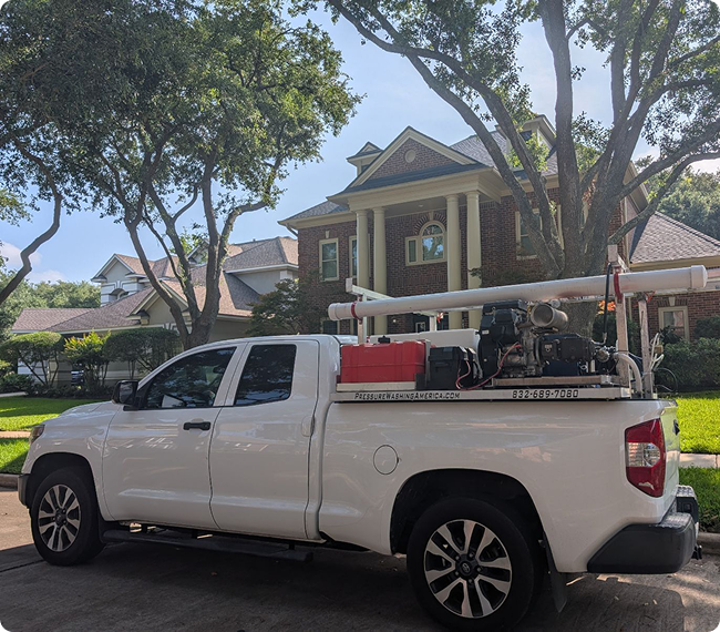 Presure Washing America Truck in Atascocita TX